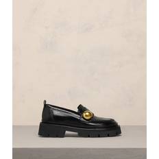 Unisex Loafers Ami Paris Black Embellished Loafers - Black