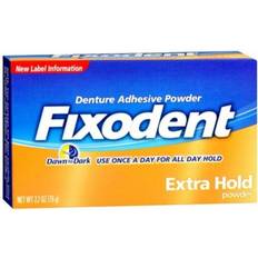 Dental Fixatives Fixodent Powder Extra Hold 2.7 Oz Pack 3