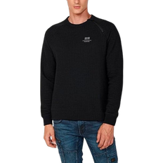 Koroshi Long Sleeve Crew Neck Sweater - Black