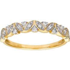 Diamantring 18k guld Guldfynd Several Leaves Ring - Gold/Diamonds