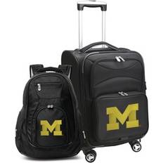 Mojo Black Michigan Wolverines Softside Carry-On & Backpack Set