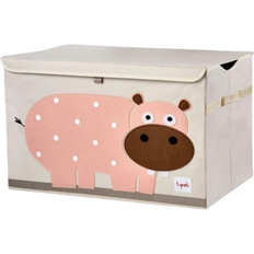 Papier Boîtes de rangement 3 Sprouts Coffre À Jouets Hippo