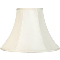 Shades Springcrest Creme Medium Bell Lamp 7" x 16" Bottom x 12" Slant x 11.25" High - White Shade