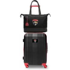 Single Wheel Suitcase Sets Mojo Florida Panthers Premium Laptop Tote Bag and Luggage Set