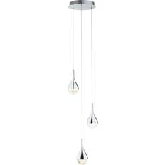 Perspections Cluster LED Matte Brushed Nickel Pendelleuchte 26cm
