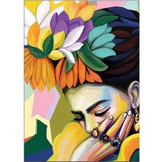 Daells Bolighus Shy Friday Kahlo Multicolor Plakat 50x70cm