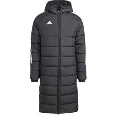 3XL - Homme Manteaux Adidas Tiro 24 Long Coat - Black/White