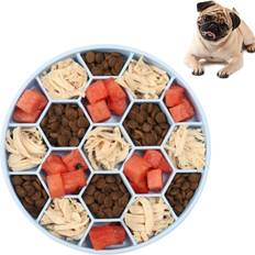 Constructive Eating Slow Feed Dog Bowl Slowly Dish - Blue