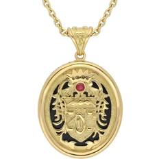 Commemorative Dracula Necklace - Gold/Ruby/Black