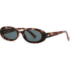 Le Specs Outta Tortoiseshell Oval-frame Sunglasses - Brown