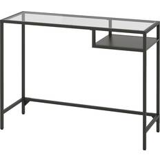 Glas Skrivbord IKEA Vittsjö Svartbrun Skrivbord 36x100cm