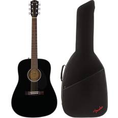 Fender CD-60S Black guitare folk acoustique housse