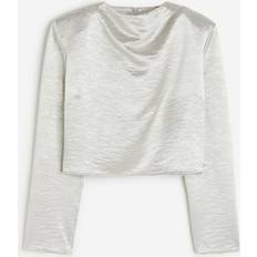 H&M Blouses H&M Dressy Blouse Gray