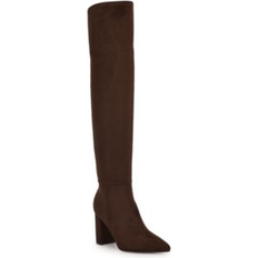 Nine West Miykah OverTheKnee Boot Women's Dark Brown Boots