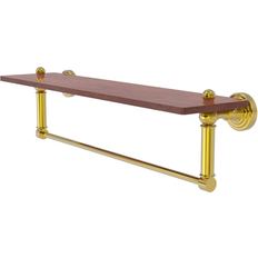 Iron Towel Rails Allied Brass WP-1-22TB-IRW-PB 22 in. IPE Ironwood Shelf