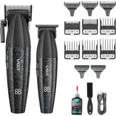 VGR Professional Barber Cordless Hair Clippers Set