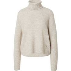 Beige - Polotrøjer Sweatere Mos Mosh Trøje mMaidy Thora Rollneck Knit Beige