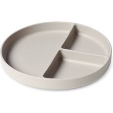 Mingo Divided Silicone Plate Beige