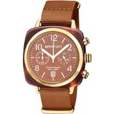 Watches Briston Clubmaster Classic Chronograph Terracotta Caramel