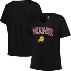 Clothing Profile Women's Black Phoenix Suns Plus Arch Over Logo V-Neck T-shirt Black 1X