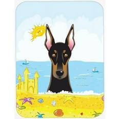 Mouse Pads Carolines Treasures BB2113MP Doberman Summer Beach Mouse Pad