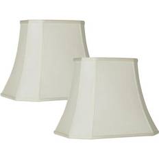 Lamp Parts Springcrest Set of 2 Imperial Creme Cut Corner 10x16x13 Shade