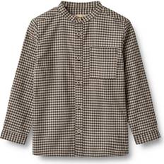 Wheat Shirt Willum, 1367 Raven Check 4Y/104