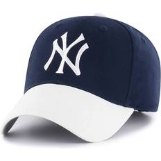 Accessories '47 MLB Unisex-Adult Clean Up Adjustable Hat Cap One Fits All New York Yankees White Blue