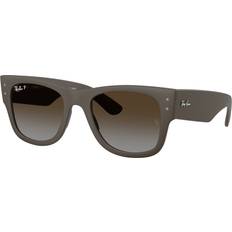 Ray-Ban Mega Wayfarer Liteforce Solglasögon Titt Brun Brun Fyrkantig Polariserad Skuggad