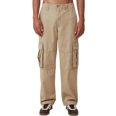Cotton On Men's Baggy Cargo Pants Brown