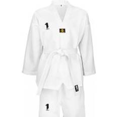 Tenues d'Arts Martiaux Dobok de Taekwondo brodé 1Fight1 Club Blanc