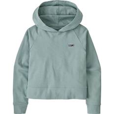 Turquoise - Women Sweaters Patagonia Women's Regenerative Organic Certified Cotton Essential Hoody in Thermal Blue, Fleece Pullovers