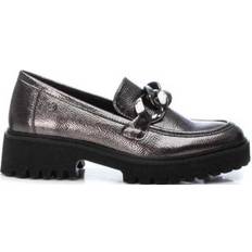 Argent - Femme Chaussons XTI Chaussure Mocassin Décontractée - Plaine