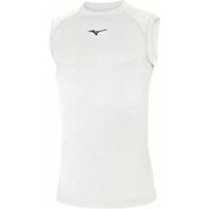 XS Camisetas de tirantes Mizuno Camiseta Core Logo Sin Mangas Blanco Negro - White/Black