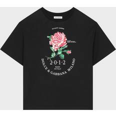 Children's Clothing Dolce & Gabbana Girl's Rose-Print Graphic T-Shirt, 8-14 BLACK