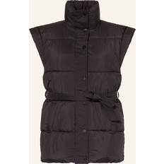 Femme Gilets Y.A.S YASMERLA Capuche Col Montant Sara - Noir