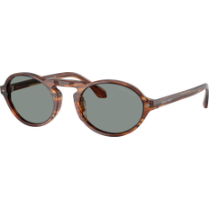 Giorgio Armani Solbriller Giorgio Armani Sunglass AR8219U - Striped Brown Blue