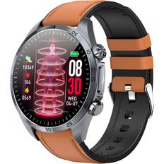 Goplushtoy Smartwatch AMOLED ECG Blood Pressure Health Monitor BT Call Fitness Tracker