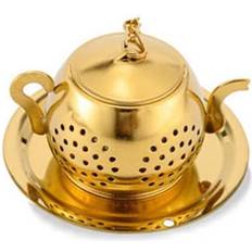 Tea Strainers Ywei Gold Shaped Steel Loose Infuser Tea Strainer