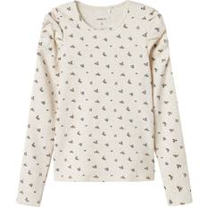 Elastane Blouses & Tunics Children's Clothing Name It Slim Fit Long Sleeved Top