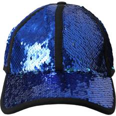 Dolce & Gabbana Man Caps Dolce & Gabbana Paljett Baseball Cap Kongeblå Blue