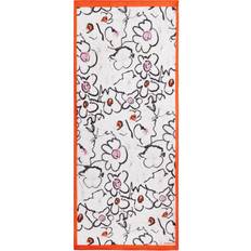 Bianco - Donna Sciarpe Desigual Floral Scarf - Arancione/Rosa/Nero/Bianco