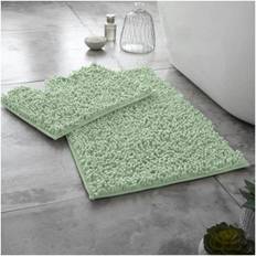 Gaveno Cavailia Cavailia Infinity Loop 2 Piece Bath Mat Set Sage Green