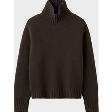 Nola Turtleneck Sweater, chocolate