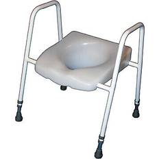 Bathroom Accessories Aidapt Raised Toilet Seat & Frame With Arms Height Adjustable