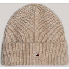 Tommy Hilfiger Femme Bonnets Tommy Hilfiger Bonnet Essential AW0AW16633 Beige