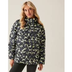 Grey - Quilted Jackets Regatta Orla Kiely Oversized Quilted Jacket Birdy Grey