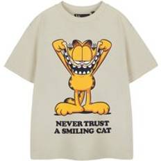 Beige T-shirts Garfield Short Sleeved T-Shirt Beige 5-6 Years