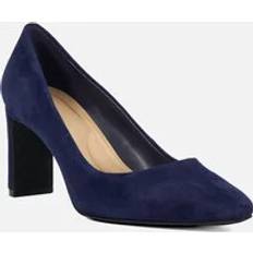 Blue Heels & Pumps Dune London 'Arriving' Suede Court Shoes Navy