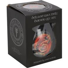 Ceramic Wax Melt Beltane Burner Black/Red One Size Wax Melt